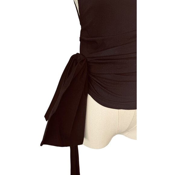 Zara One-Shoulder Black Blouse - Picture 14 of 14